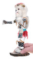 White Bear Dancer Vintage Navajo Kachina Doll 46028