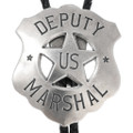 Deputy Marshall Western Law Badge Bolo Tie 46105