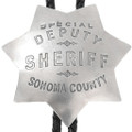 Deputy Sheriff Badge Bolo Tie 46106