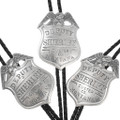 Old West Replica Sheriff Badge Bolo Tie 46107