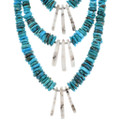 Jacla Style Navajo Turquoise Necklace Artist Lula Begay 46139