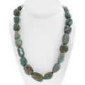 Vintage Chunky Turquoise Bead Necklace 46147