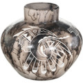 Hand Etched Horsehair Acoma Pottery 46221