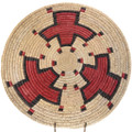 Huge Navajo Basket Thunderbird Pattern Hand Woven Cultural Art 46228 