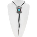 Heavy Gauge Hand Stamped Sterling Silver Bolo Tie 46229