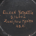 Authentic Zuni Pottery Artist Eileen Yatsattie Signed Dated 46272