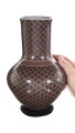 Hand Painted Eye Dazzler Geometric Designs Mata Ortiz Pottery Vase 46280