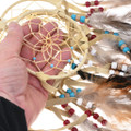 4 Inch Authentic Navajo Dreamcatcher Certificate of Authenticity Included 46291