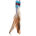 4 Inch Dreamcatcher Genuine Leather Feathers Certificate of Authenticity Included 46292