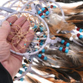 Authentic Navajo Dream Catcher Hand Woven Artist Mae Stone 46292