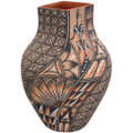 Hand Painted Jemez Pueblo Pottery Vase 46327