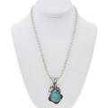Blue Green Turquoise Pendant Chain Included 46330