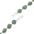 Alternating Sterling Silver Turquoise Beads Navajo Necklace 46372