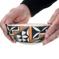 Acoma Pueblo Hand Painted Pottery Decorative Cultural Art 46376