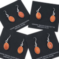Sterling Spiny Oyster Earrings Dangles 46433