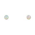 Petite Round Opal Earrings 46503