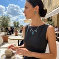 Southwest Turquoise Necklace Earrings Set 46511