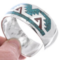 Inlaid Turquoise Coral Cuff Bracelet 26001