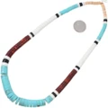 Graduated Heishi Beads Banded Pattern 45053