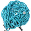 High Grade Blue Turquoise Beads Priced Per Strand 45177
