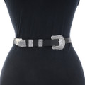 Ladies Sterling Navajo Concho Belt 46957