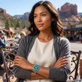 Natural Turquoise Cuff Bracelet 47002