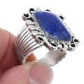 High Grade Deep Blue Lapis Ring 47081