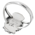 Southwest Multi Stone Navajo Ladies Sterling Silver Ring 0885