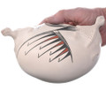  Mata Ortiz Polychrome Lizard Applique Pottery Bowl by Martha M. Quezada 0333