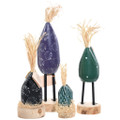 Southwest Decor Rural Farm Life Chicken Carvings 47537