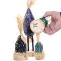 Authentic Navajo Folk Art Decor Chickens Artist Edith John Signed 47537