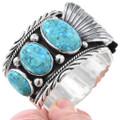 Native American Turquoise Mens Watch Cuff 47686