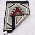 Authentic Wool Navajo Rug Two Grey Hills Design 2 x 3 Feet 47715