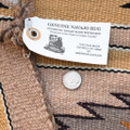1940s Navajo Rug Hand Carded Wool Warm Colors 47722
