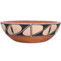 Vintage Santo Domingo Hand Painted Pottery Bowl 47758