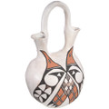 Large Zuni Wedding Vase Hand Painted Polychrome Pottery 47794