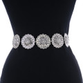 Native American Silver Concho Belt 47797
