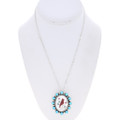 Navajo Inlay Cardinal Pendant Chain Included 47840