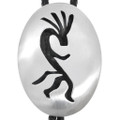  Overlaid Sterling Silver Kokopelli Bolo Tie 47934