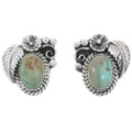 Turquoise Sterling Navajo Earrings 47936