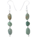 Navajo Nevada Turquoise Drop Earrings 47991