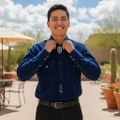 Southwest Real Turquoise Bolo Necktie 47994