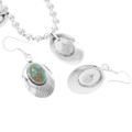 Native American Made Arizona Turquoise Necklace Set 48007
