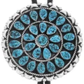 Natural Kingman Turquoise Nugget Bolo Tie 48031