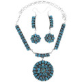 Matching Kingman Turquoise Drop Earrings French Hook Dangles 48057