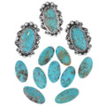 Spiderweb Turquoise Sterling Silver Ladies Ring 48103