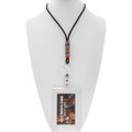 Colorful Peyote Stitch Lanyard ID Holder Navajo Artist Aurelia Joe 48135