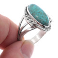 Classic Navajo Turquoise Ring 48204