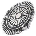 Native American Sterling Silver Concho Ring 48246