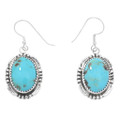 Matching Turquoise Navajo Earrings Necklace Set 48275